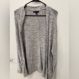 American Eagle Outfitters Light Gray Cardigan